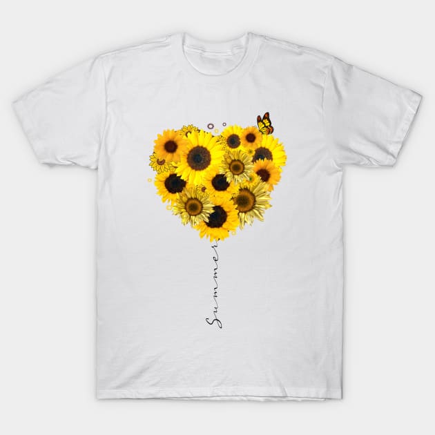 Sunflower T-Shirt by Rablo